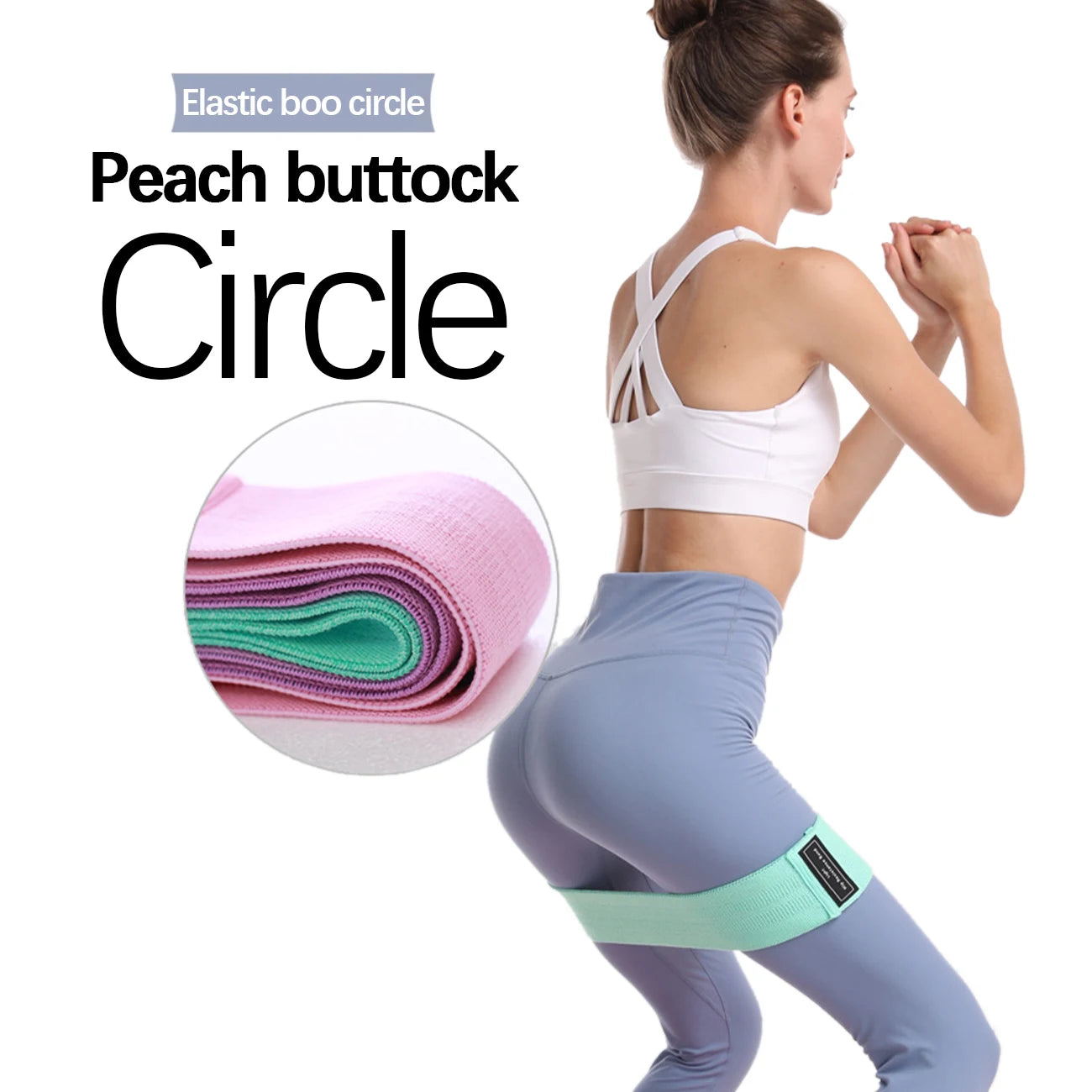 Yoga Hip Circle Fitness Resistance Bands