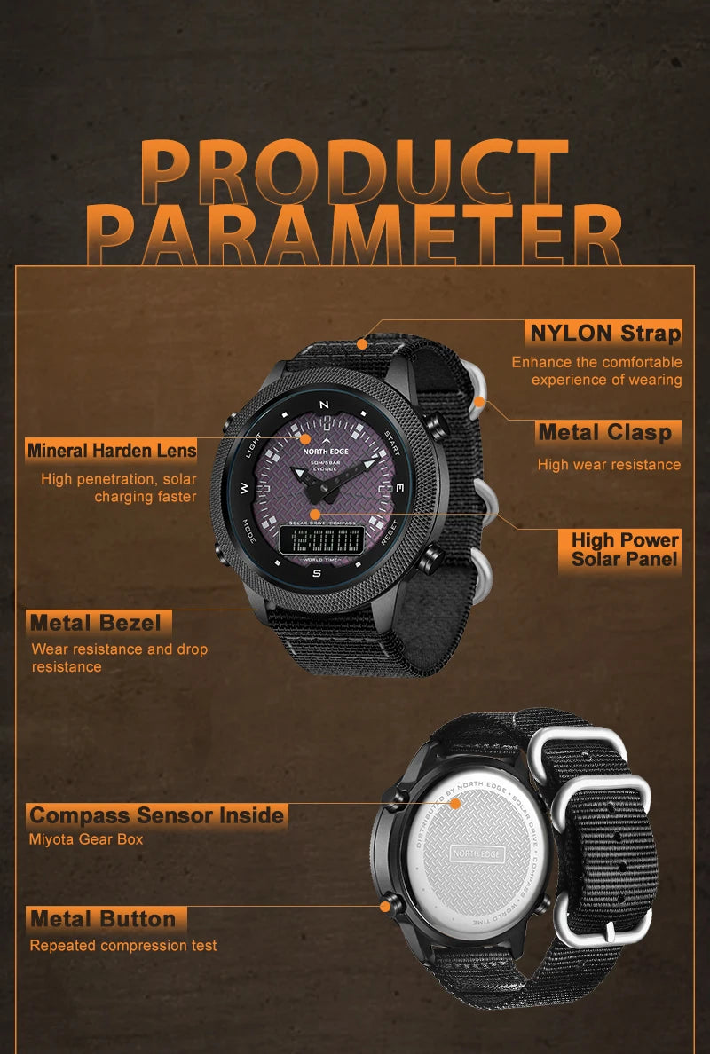 NORTH EDGE Men Solar Power