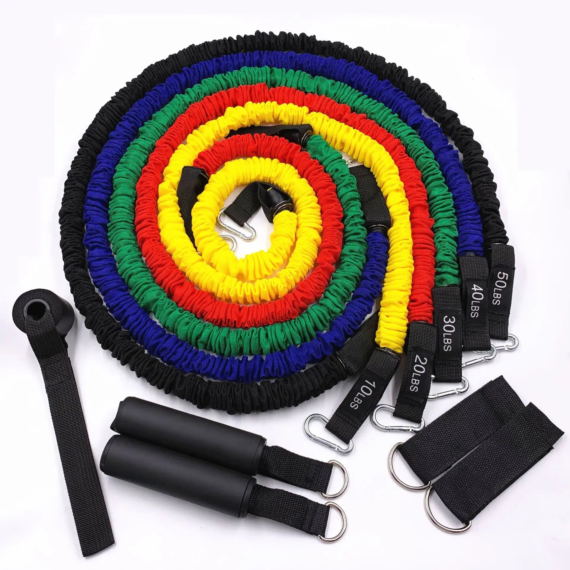 Mytripdream 150lbs Resistance Bands Set 11pc