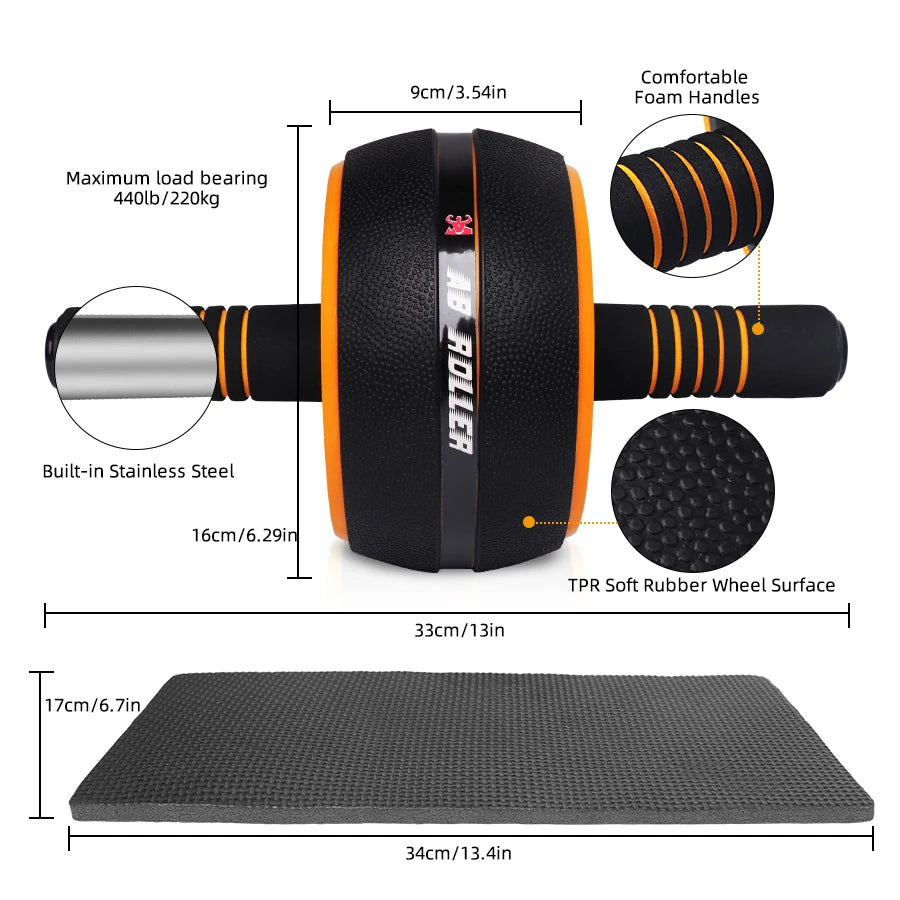 Ab Roller Workout Fitness Exercise Abdominal