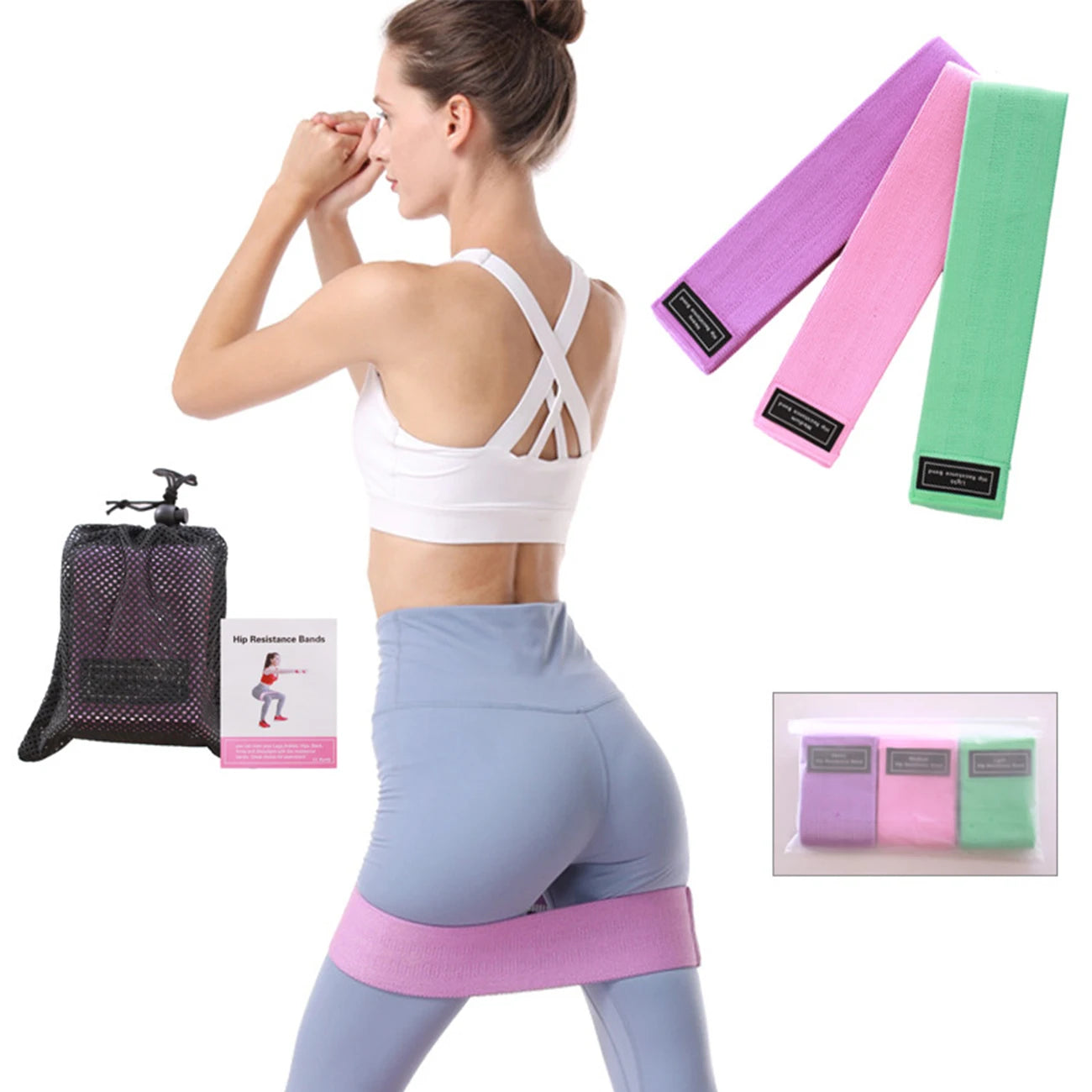 Yoga Hip Circle Fitness Resistance Bands