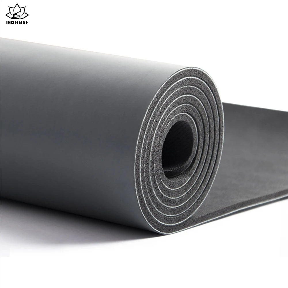 Gray PU Rubber Mat 183*68CM thickened Bronzing Yoga Mats