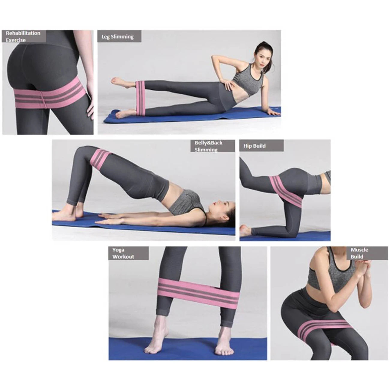 Yoga Hip Circle Fitness Resistance Bands