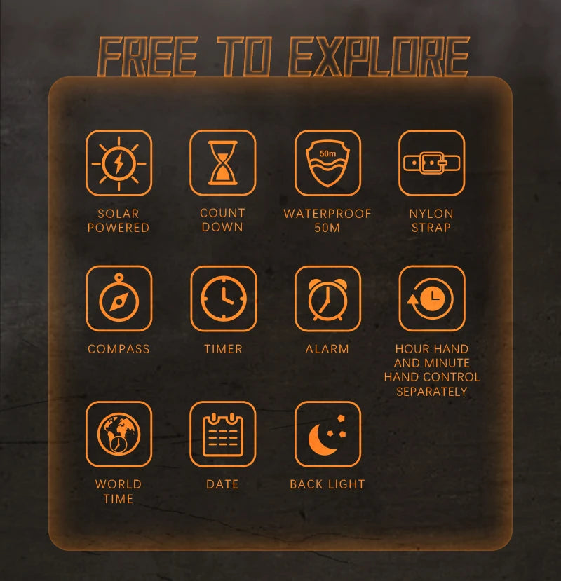 NORTH EDGE Men Solar Power