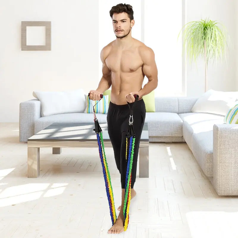 Mytripdream 150lbs Resistance Bands Set 11pc