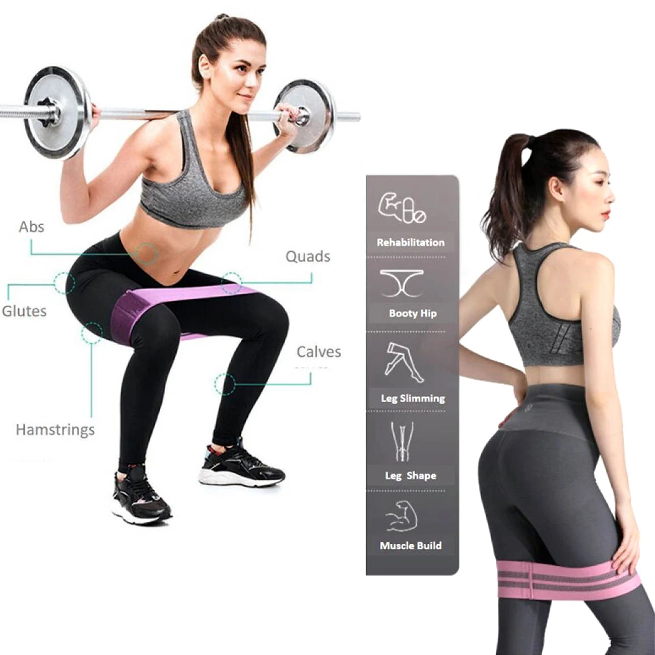 Yoga Hip Circle Fitness Resistance Bands