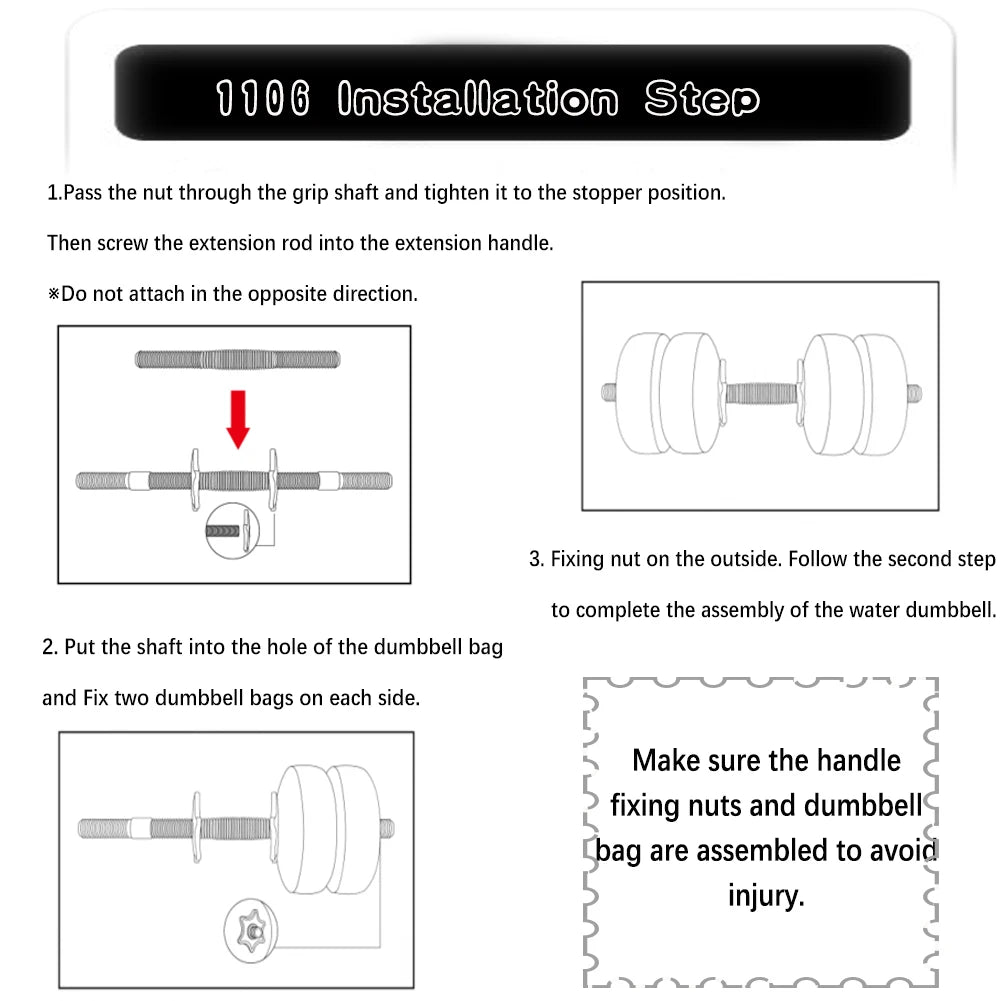 Deiris 1-35 KG Water Filled Travel