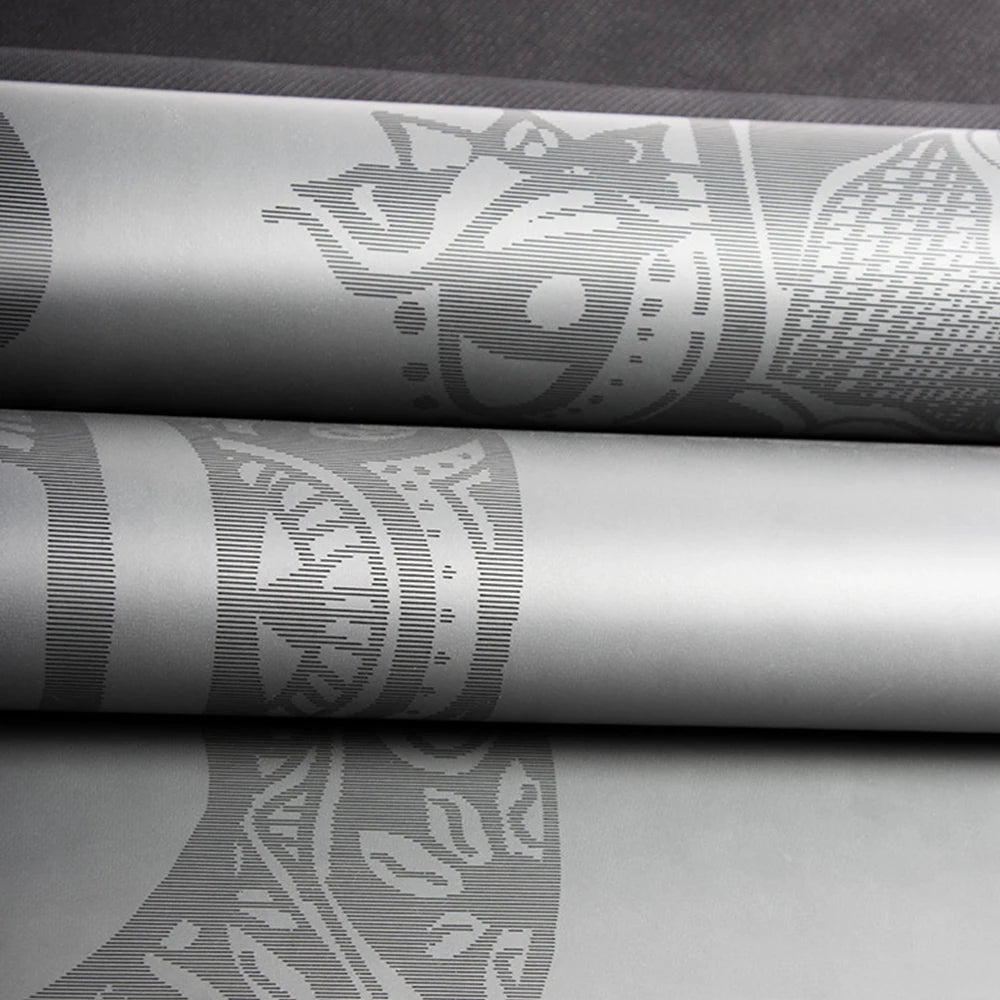 Gray PU Rubber Mat 183*68CM thickened Bronzing Yoga Mats