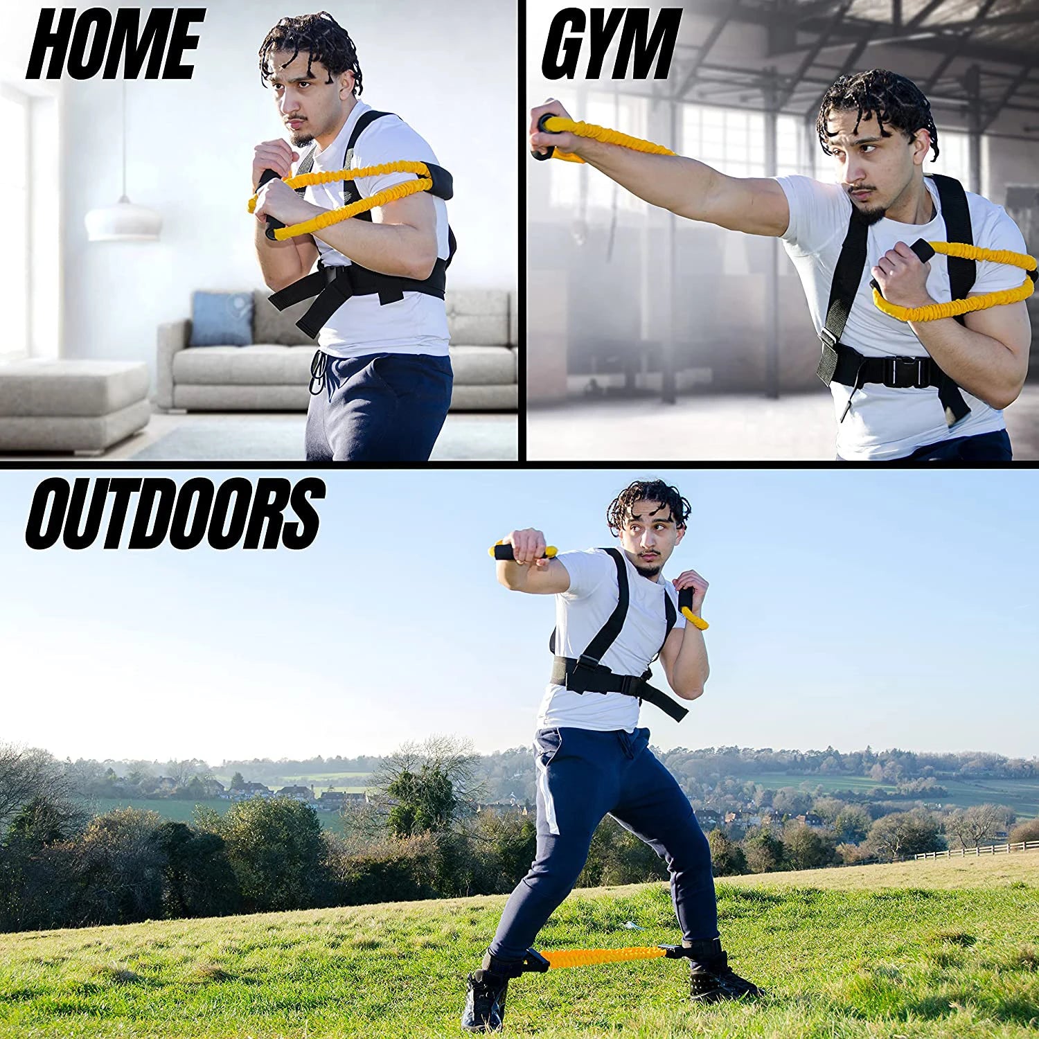 Multifunctional Resistance Bands for Training