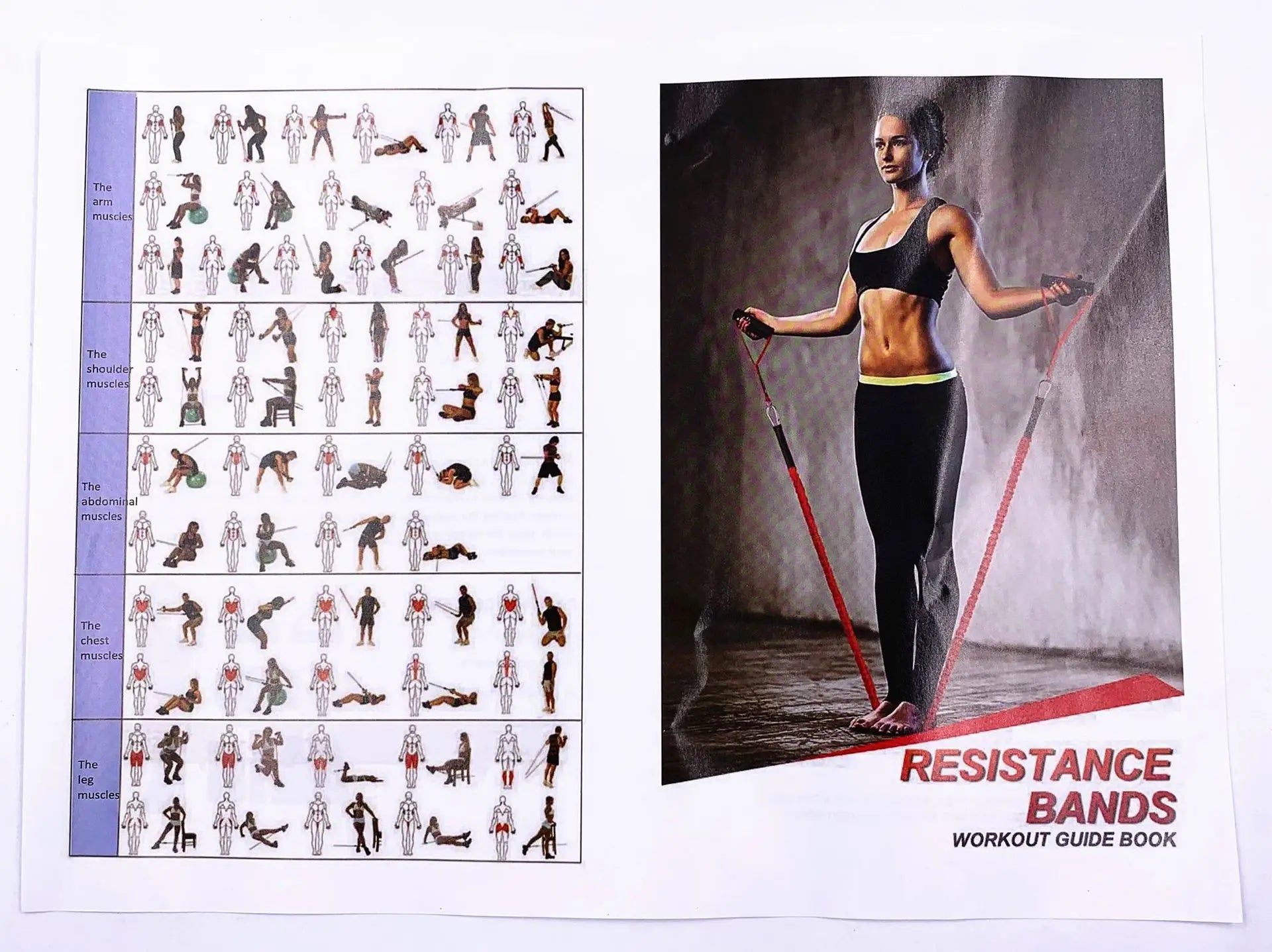 Mytripdream 150lbs Resistance Bands Set 11pc