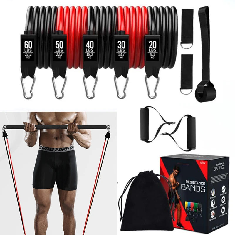 Portable Pilates Bar Kit with Resistance Bands