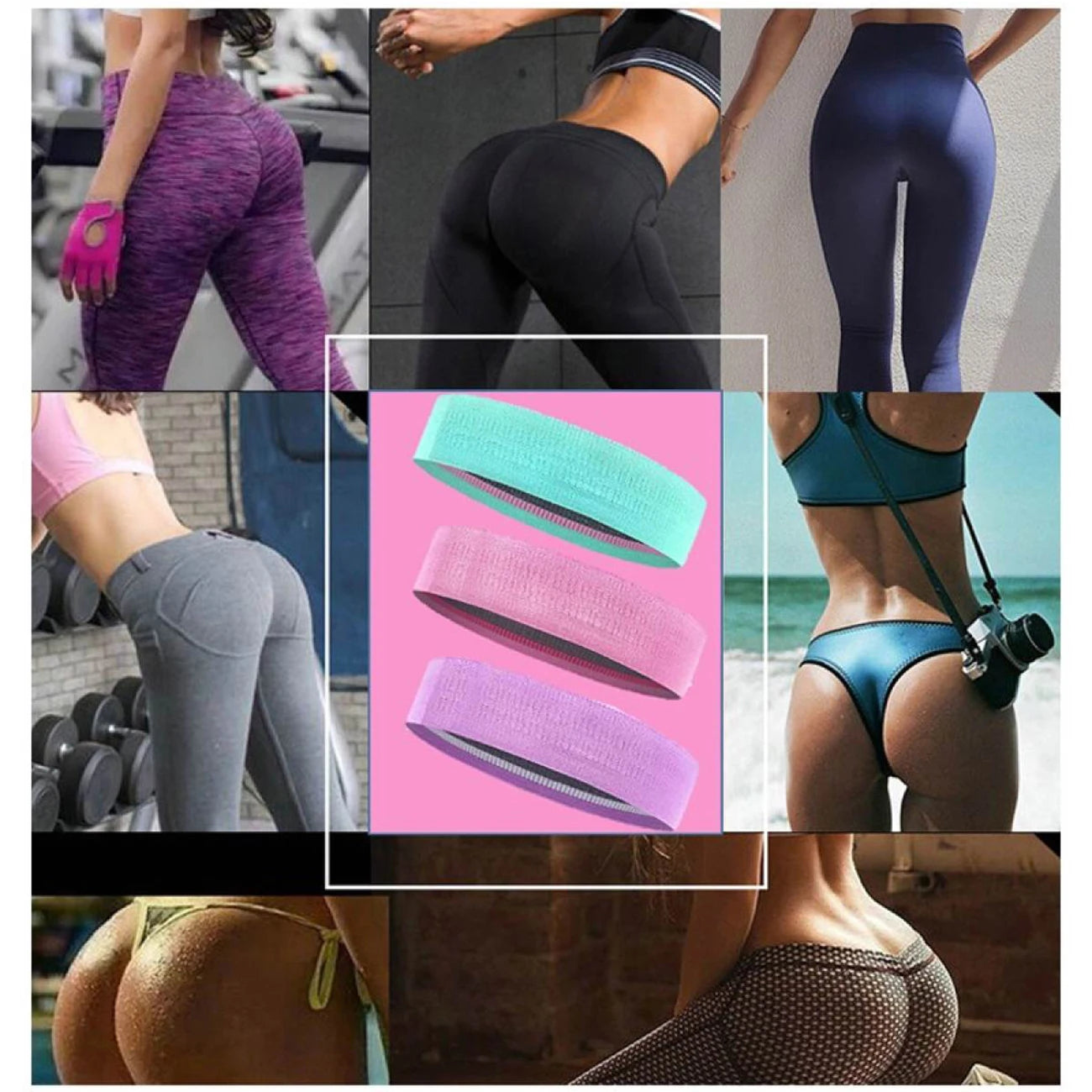 Yoga Hip Circle Fitness Resistance Bands