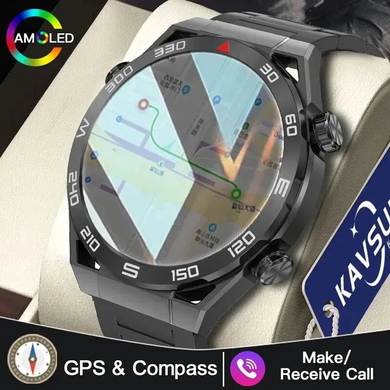 2024 New GPS Sports Smart Watch Men AMOLED