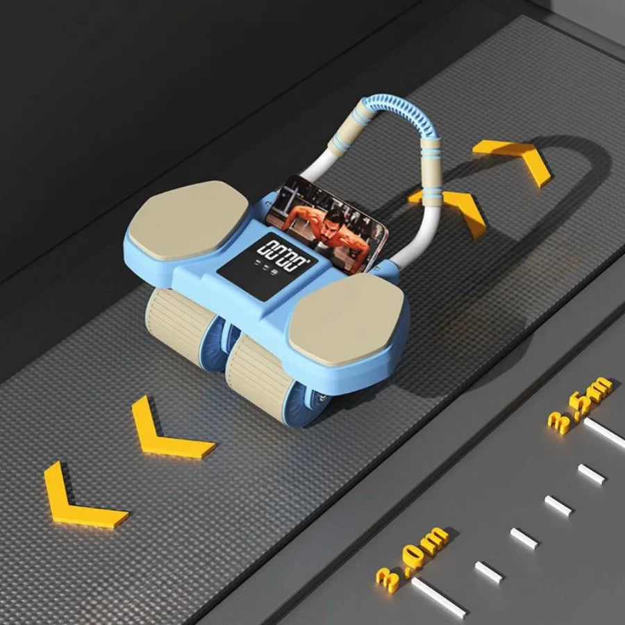 Four-Wheel Abdominal Roller New Design