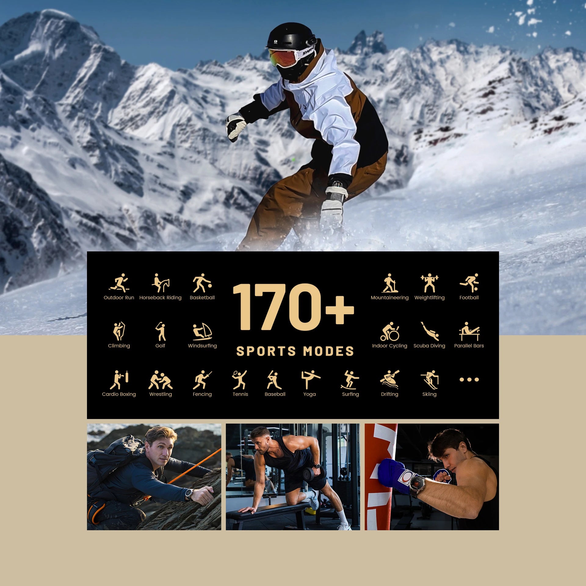 Original KOSPET TANK T3 Ultra Smart Watches