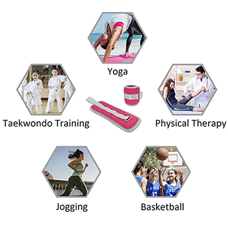 1Pair Hand Wrist Leg Arm Ankle Weights