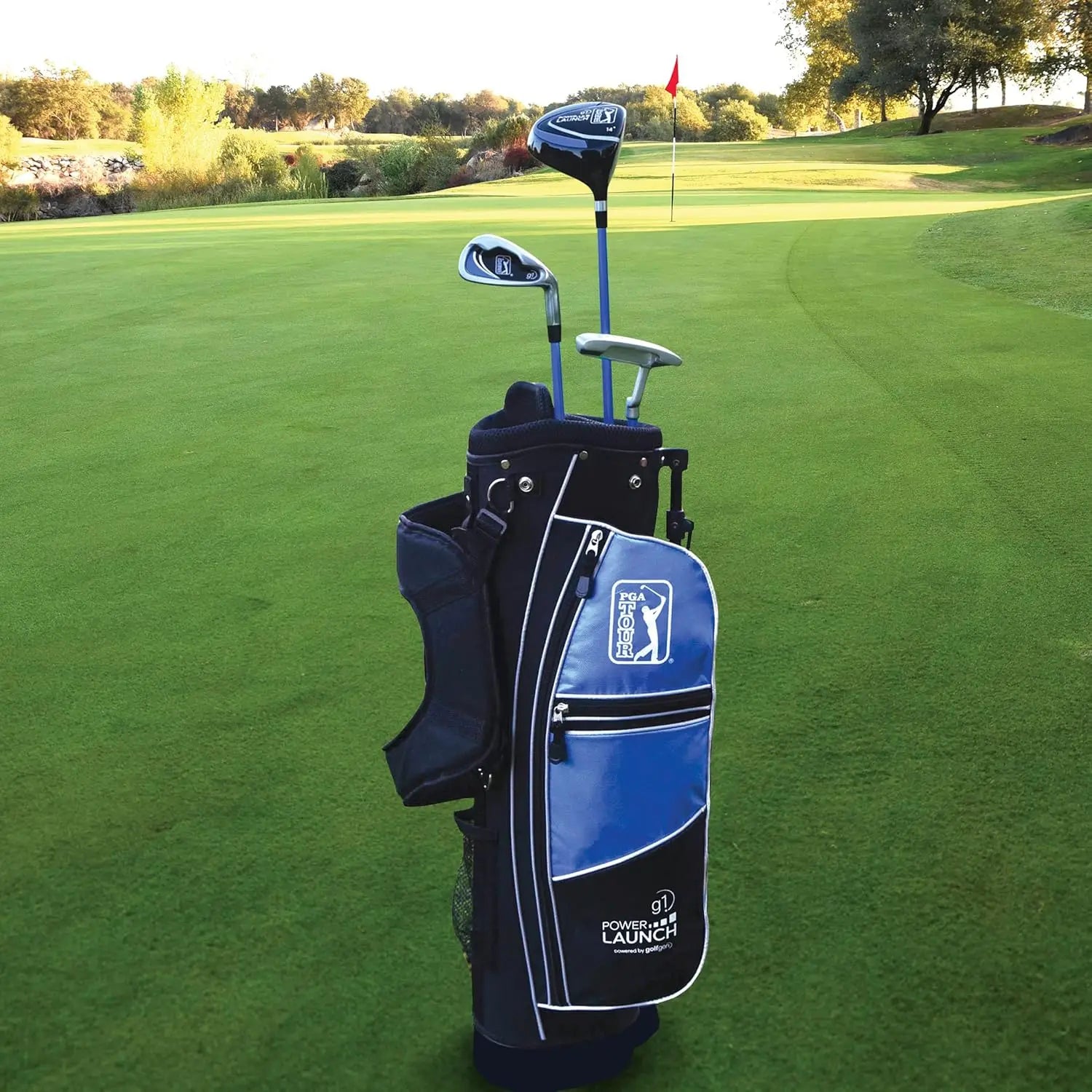 G1 Series Blue Children's Golf Club Set | Height 4'8 "-5'2" Set | Male and Female Adolescents Aged 8-12
