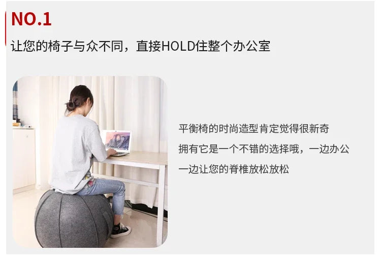 Yoga Ball With Cover Home Fitness