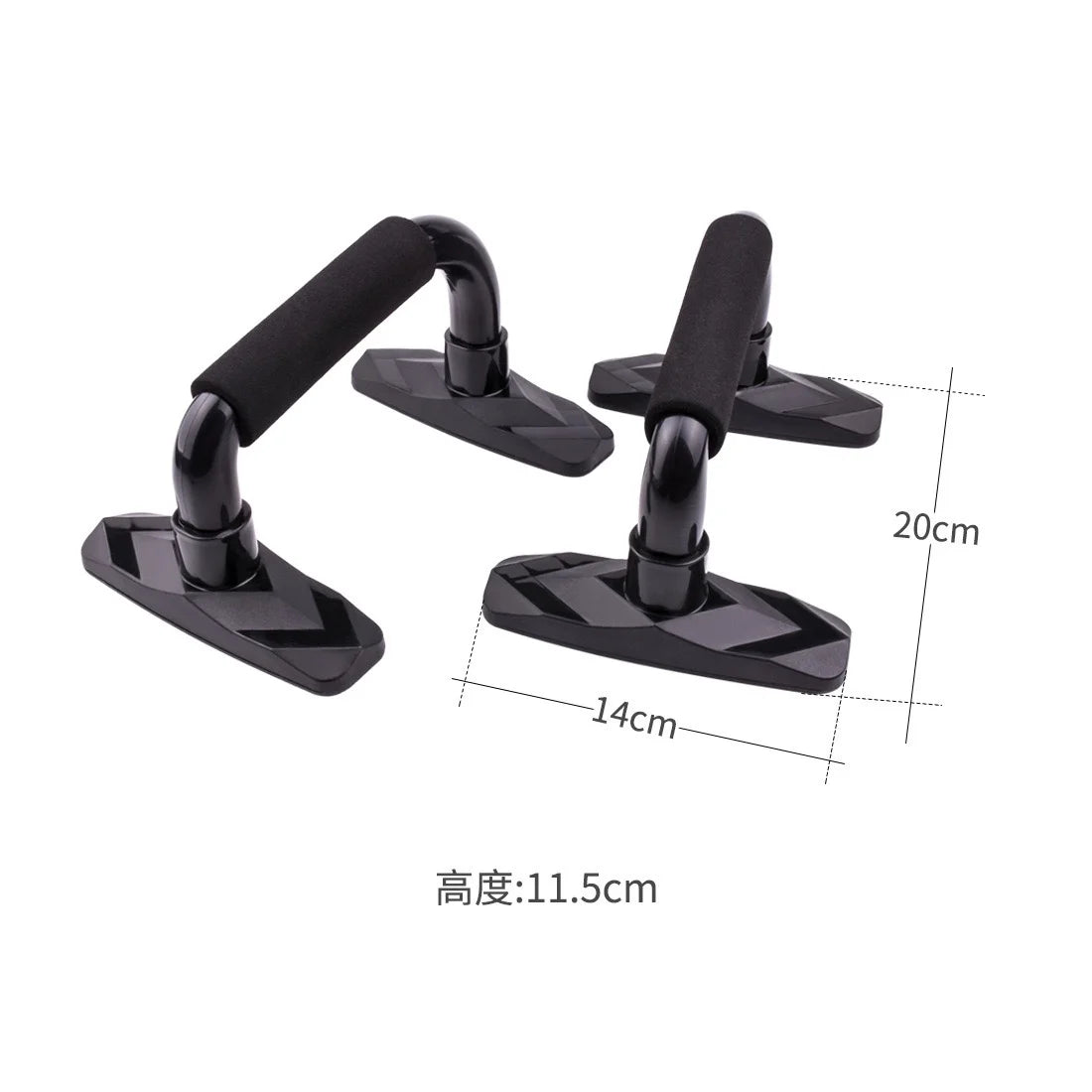 Black Double-Wheel AB Roller Set