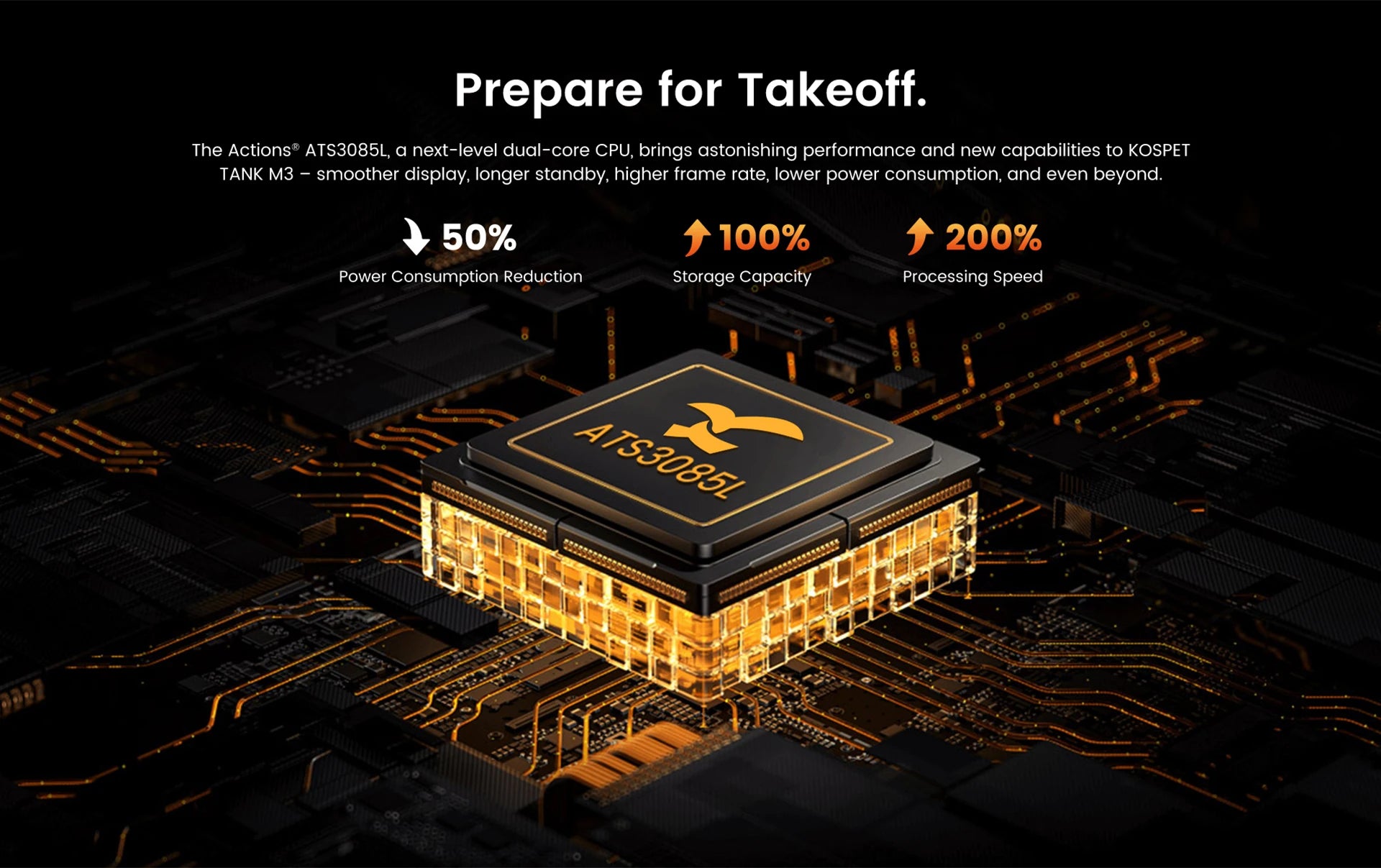 Original KOSPET TANK M3 Smart Watches For Men