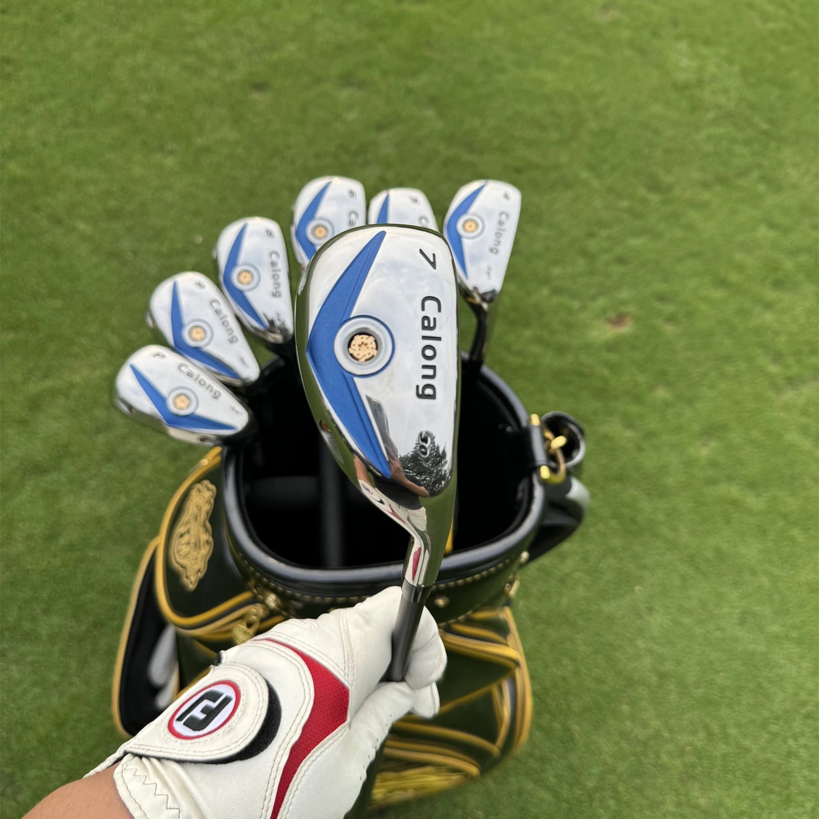 Super Calong Golf Hybrid Irons Woods 4 5 6 7 8 9 P With R/S/A Flex Graphite Shaft RH Golf Clubs