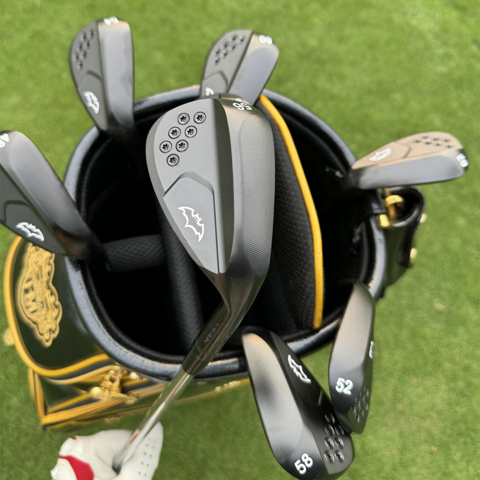 Super Bat Golf Wedges Forged 48 50 52 54 56 58 60 62 Degree With S200 Steel Shaft Full CNC Milled Face Sand Wedge RH Golf Clubs