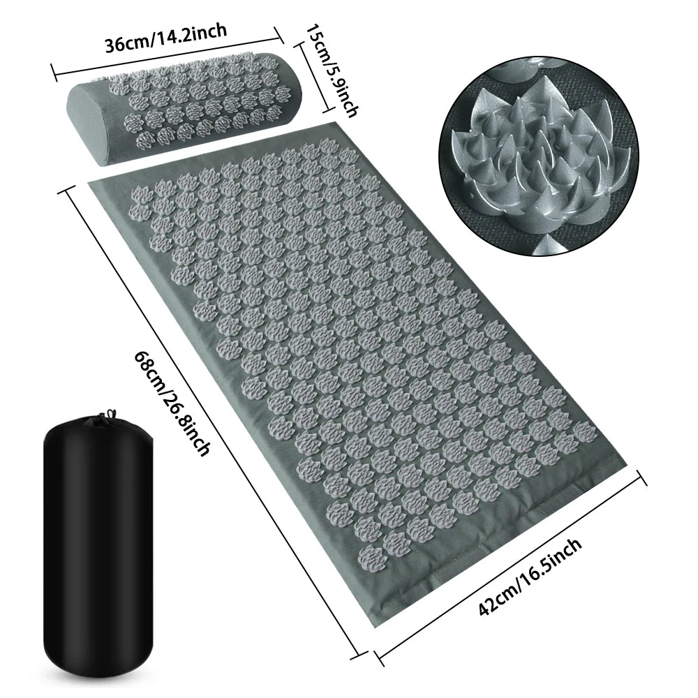 Lotus Acupressure Mat Mat Massage Applicator
