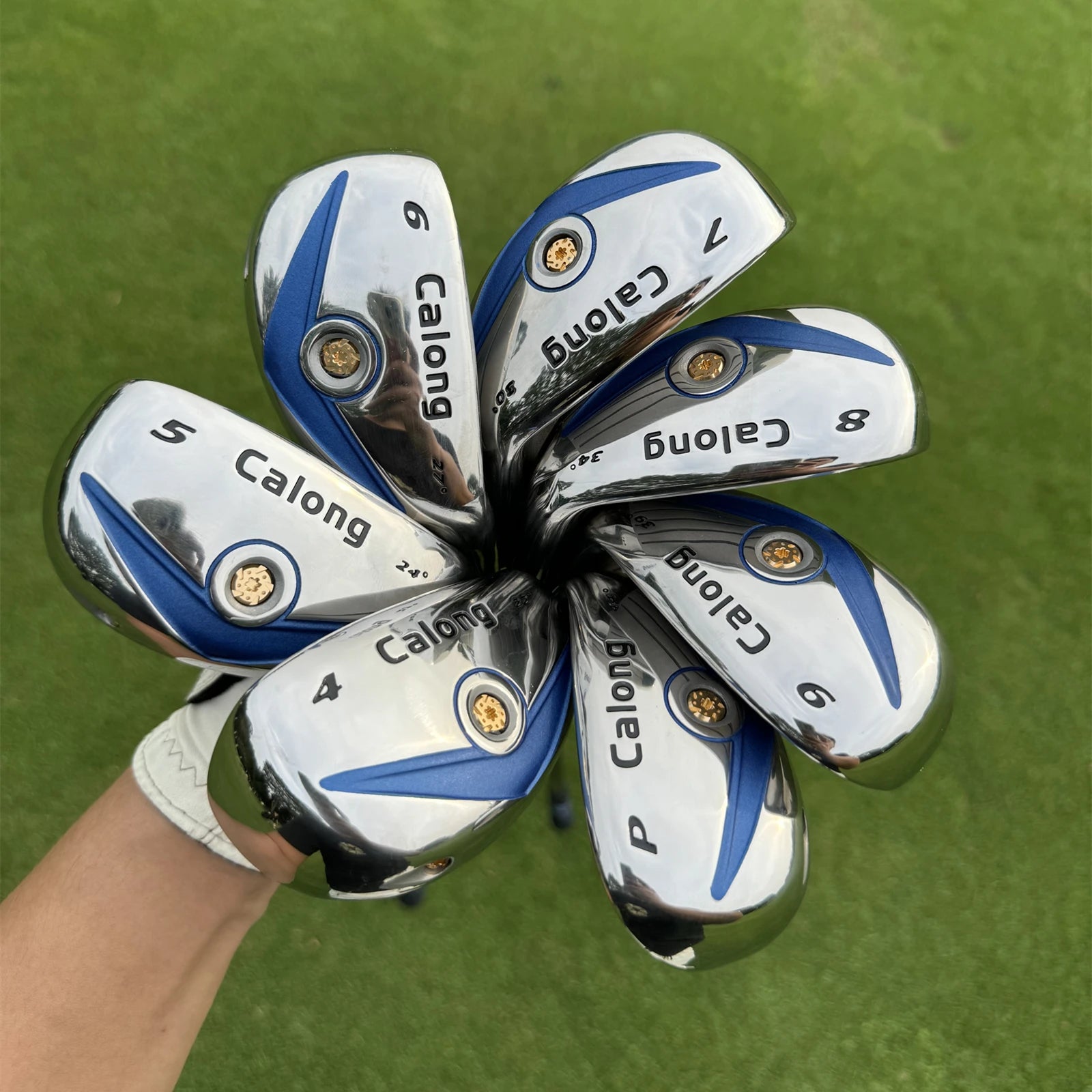 Super Calong Golf Hybrid Irons Woods 4 5 6 7 8 9 P With R/S/A Flex Graphite Shaft RH Golf Clubs