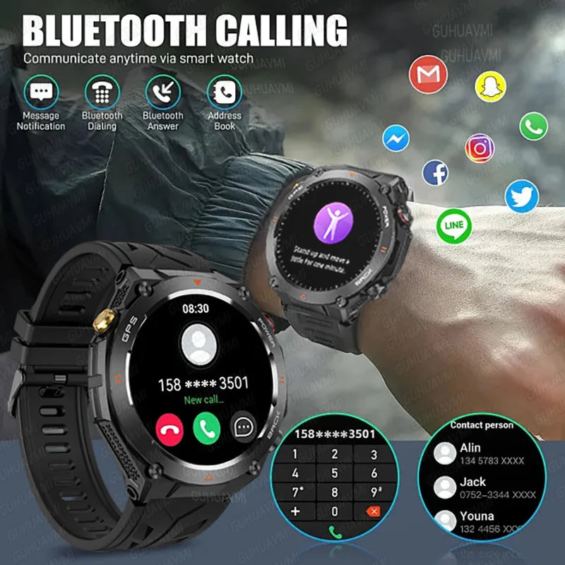 GPS Smart Watches 1.45" Ultra HD Display