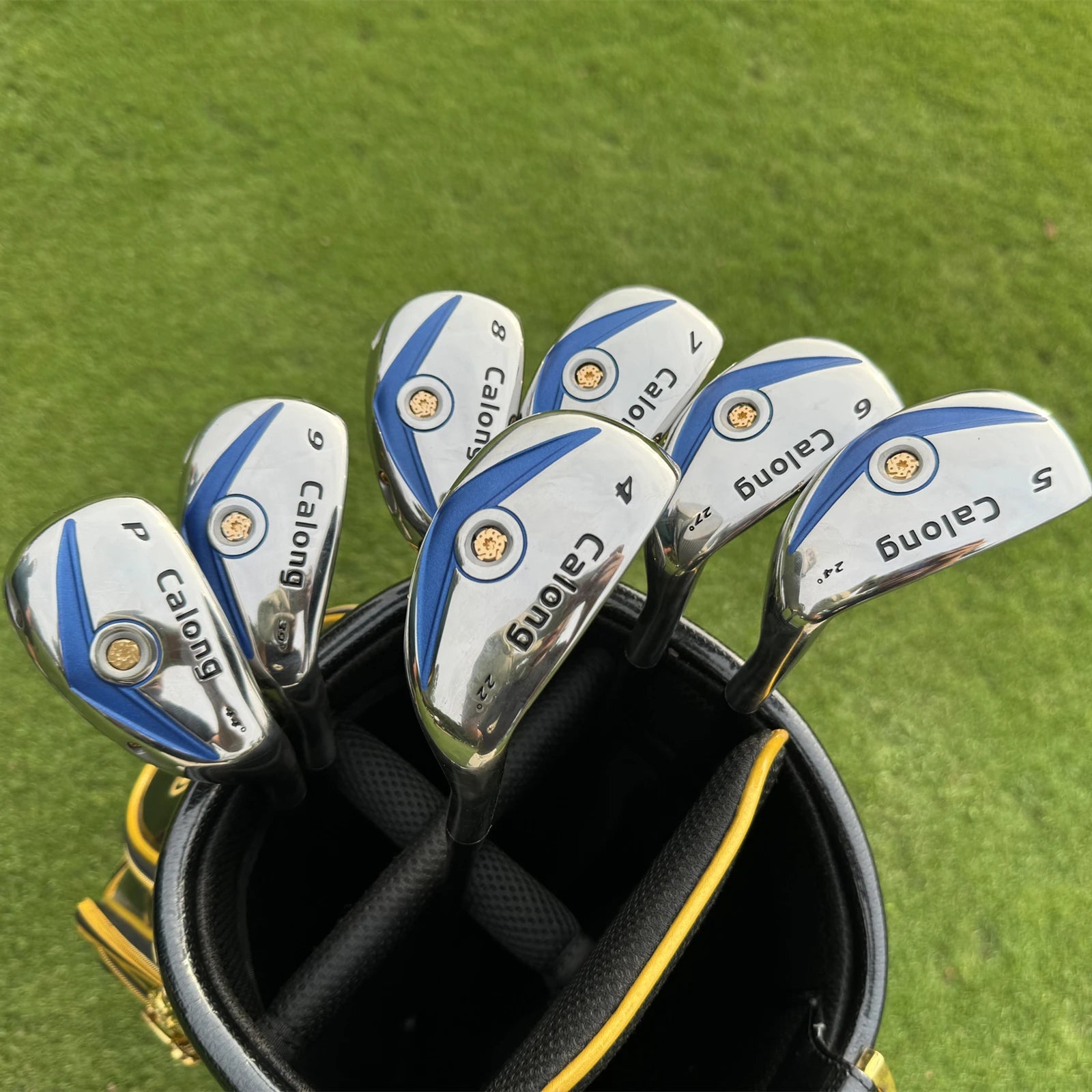 Super Calong Golf Hybrid Irons Woods 4 5 6 7 8 9 P With R/S/A Flex Graphite Shaft RH Golf Clubs