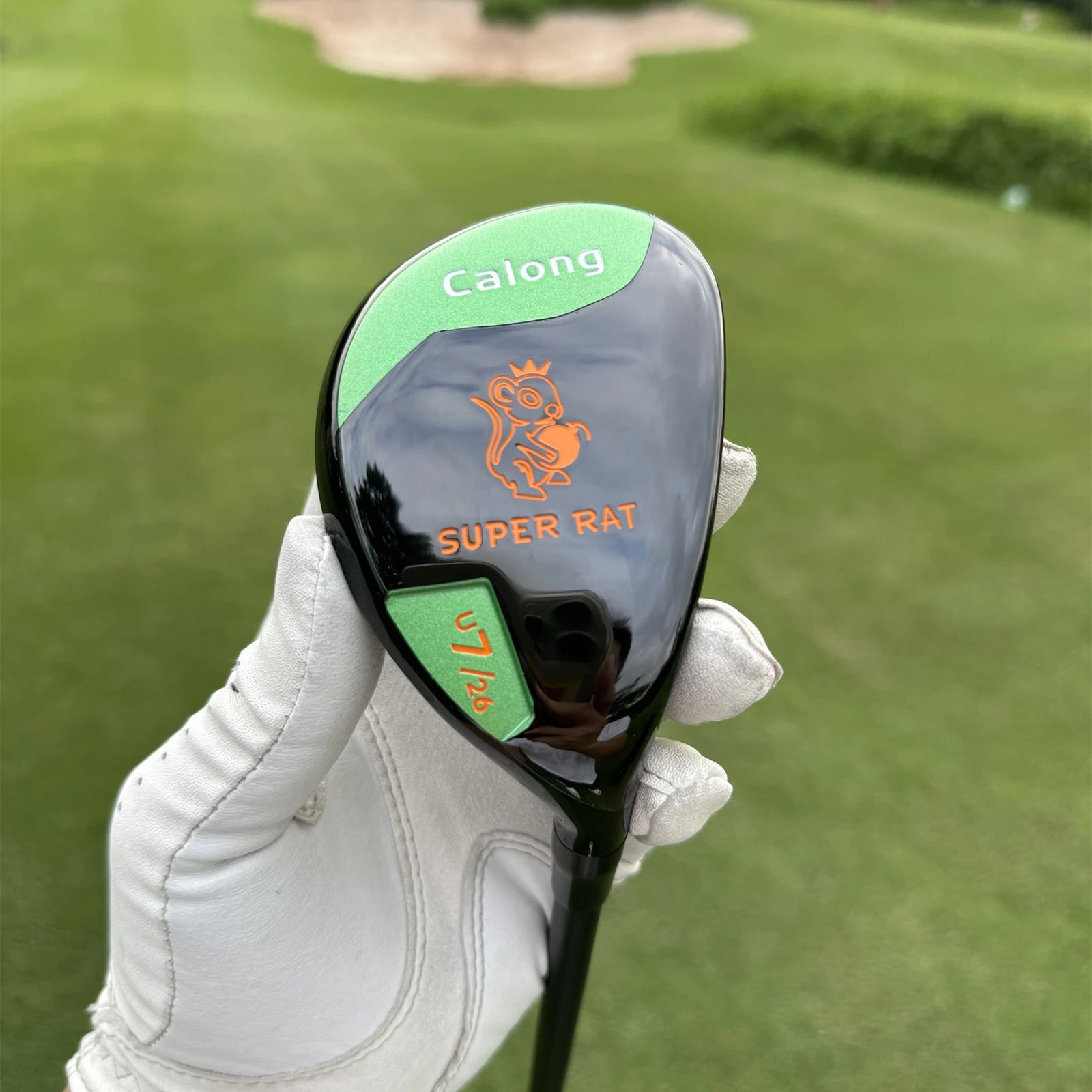 Calong Super Rat Golf Hybrids 18 22 26 30 Degree With 65g SR Flex Graphite Shaft Headcover Rescue RH Golf Clubs