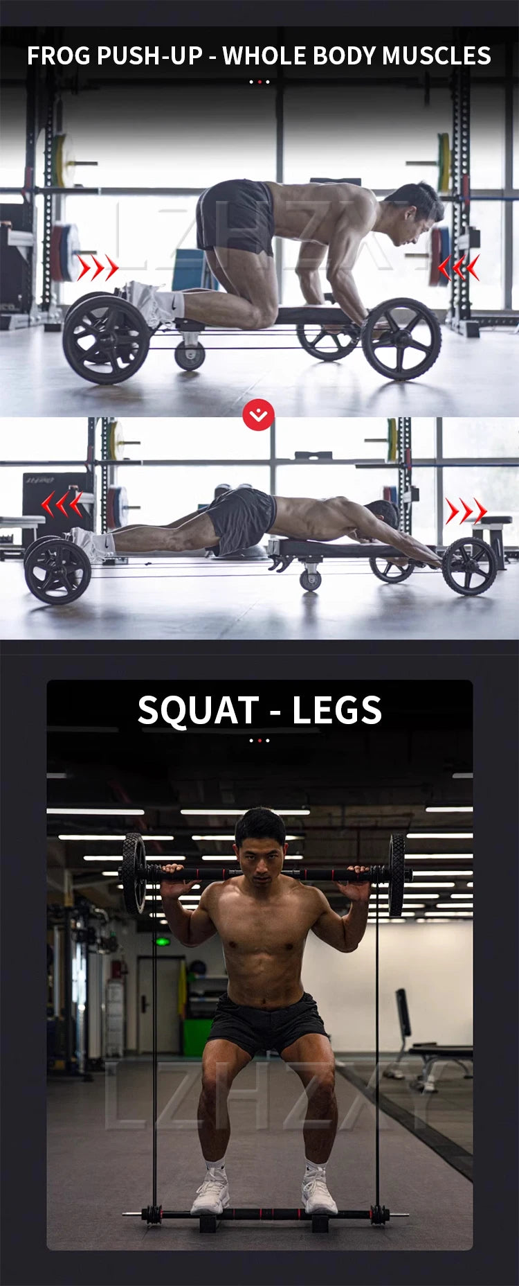 Abdominal wheel automatic rebound