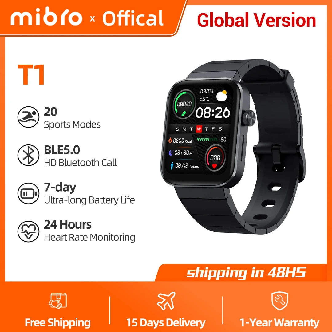 Mibro Watch T1 Global Version 1.6Inch AMOLED
