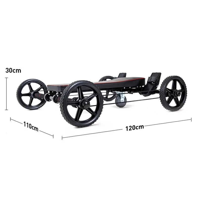 Abdominal wheel automatic rebound