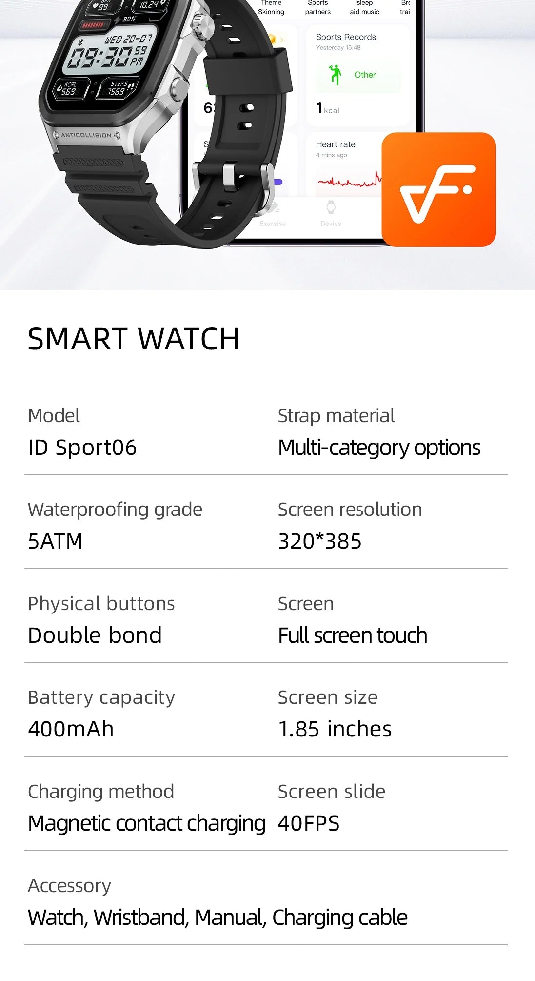 ZZYSMART IDS06 1.85"AMOLED