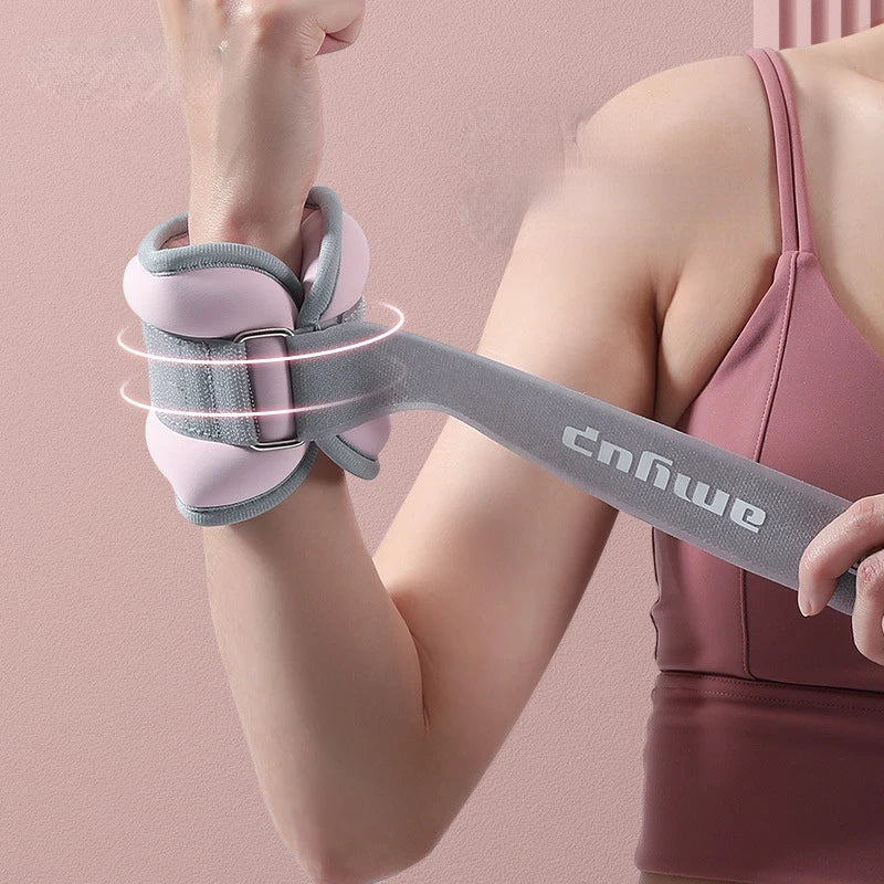 1Pair Yoga Iron Sandbag Wrist And Ankle Weights