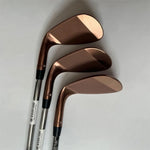 3PCS Copper M9 Wedges Golf Clubs Select From 48/50/52/54/56/58/60/62 Steel Shafts Including Headcovers Free Shipping