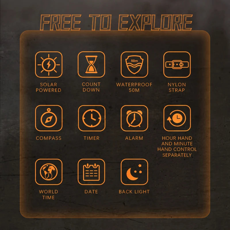 NORTH EDGE Men Solar Power