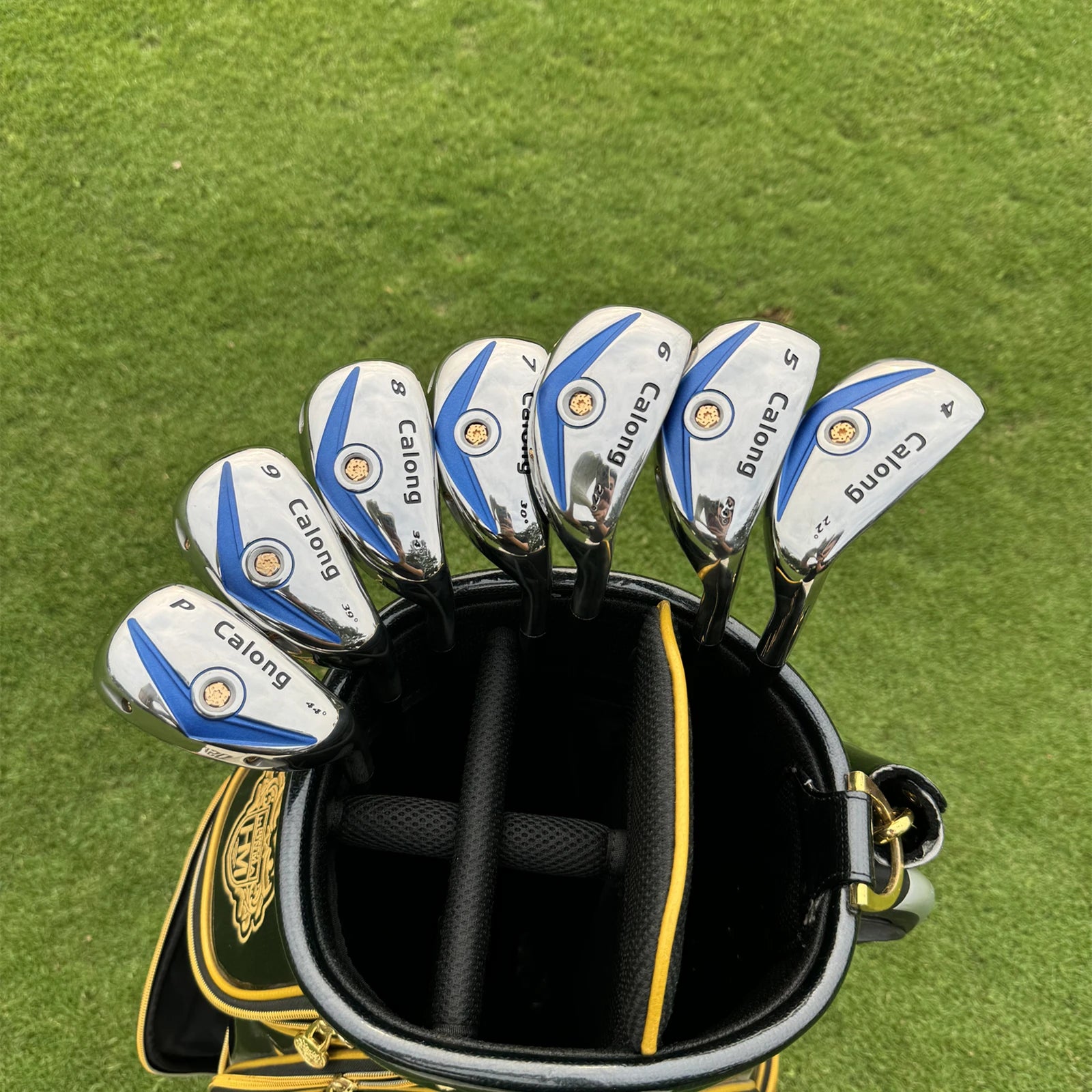 Super Calong Golf Hybrid Irons Woods 4 5 6 7 8 9 P With R/S/A Flex Graphite Shaft RH Golf Clubs