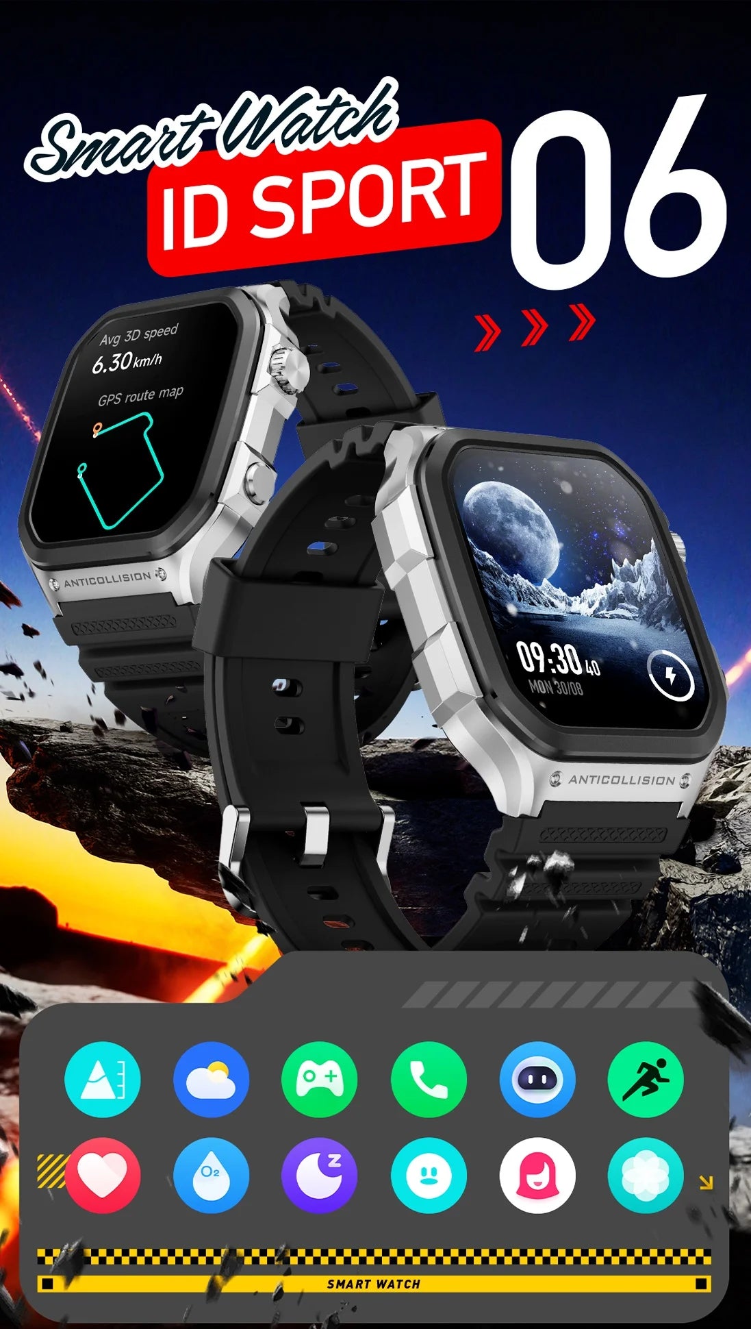 ZZYSMART IDS06 1.85"AMOLED