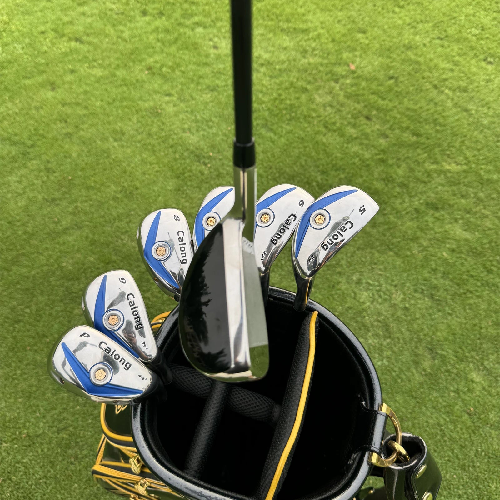 Super Calong Golf Hybrid Irons Woods 4 5 6 7 8 9 P With R/S/A Flex Graphite Shaft RH Golf Clubs