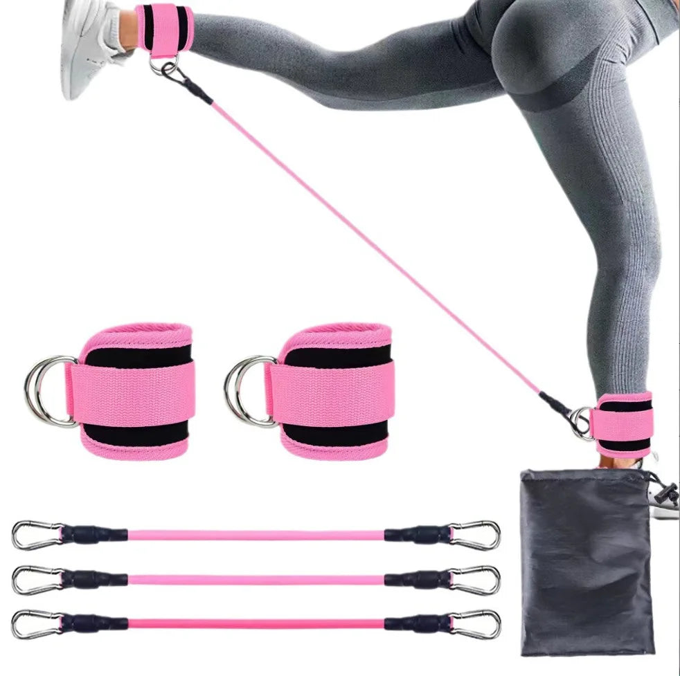 Yoga Elastic Fitness Bands Resistance Band Set