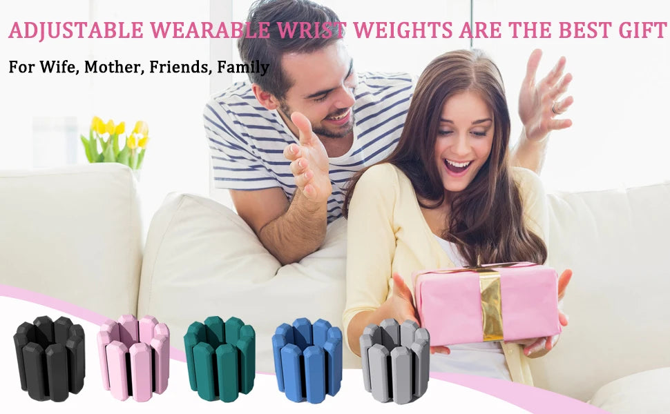 Adjustable Wrist & Ankle Weights for Women Men
