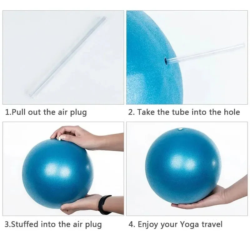 25cm Yoga Ball Gym Fitness Pilates Workout