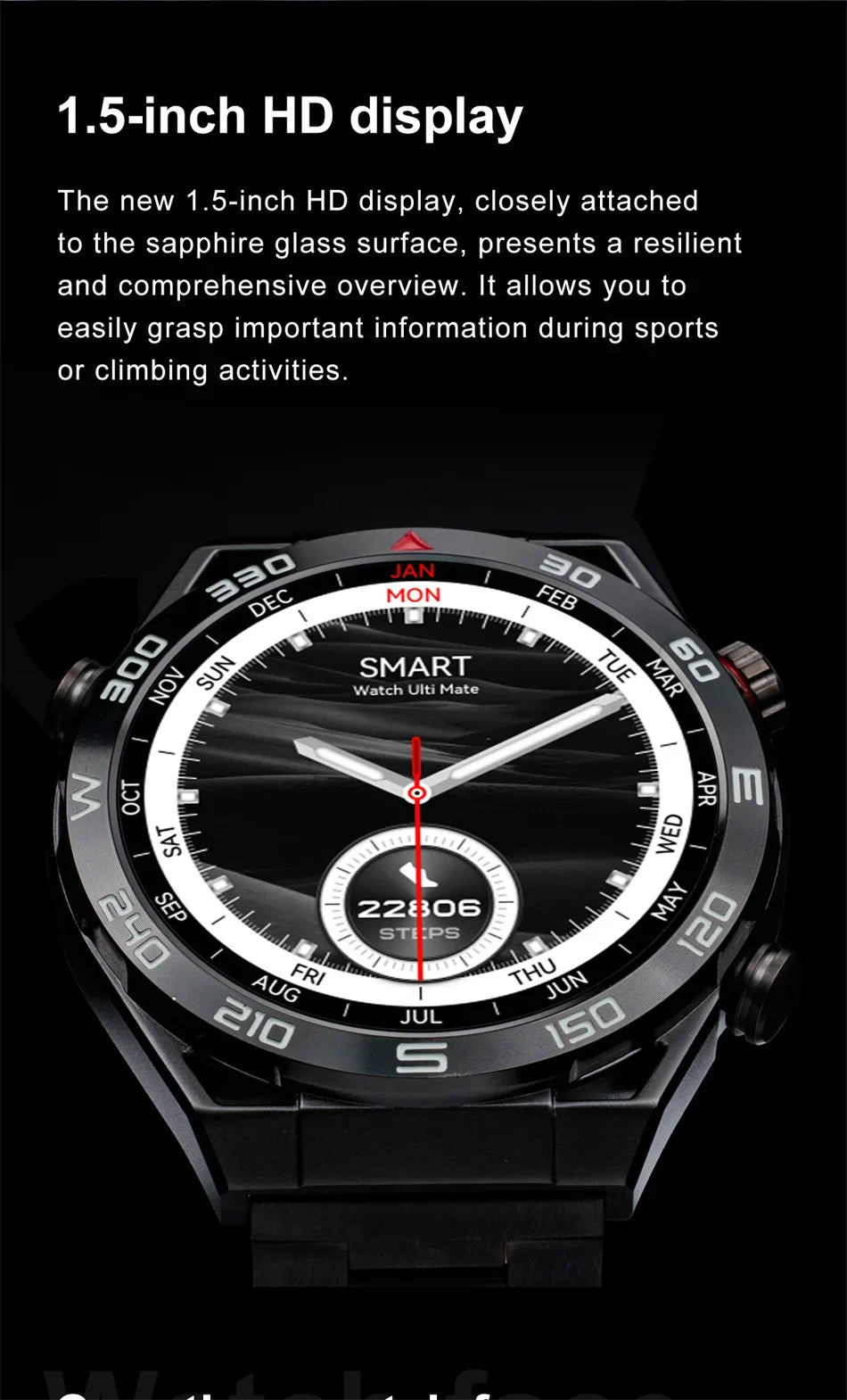 2024 New NFC Smart Watch ECG+PPG