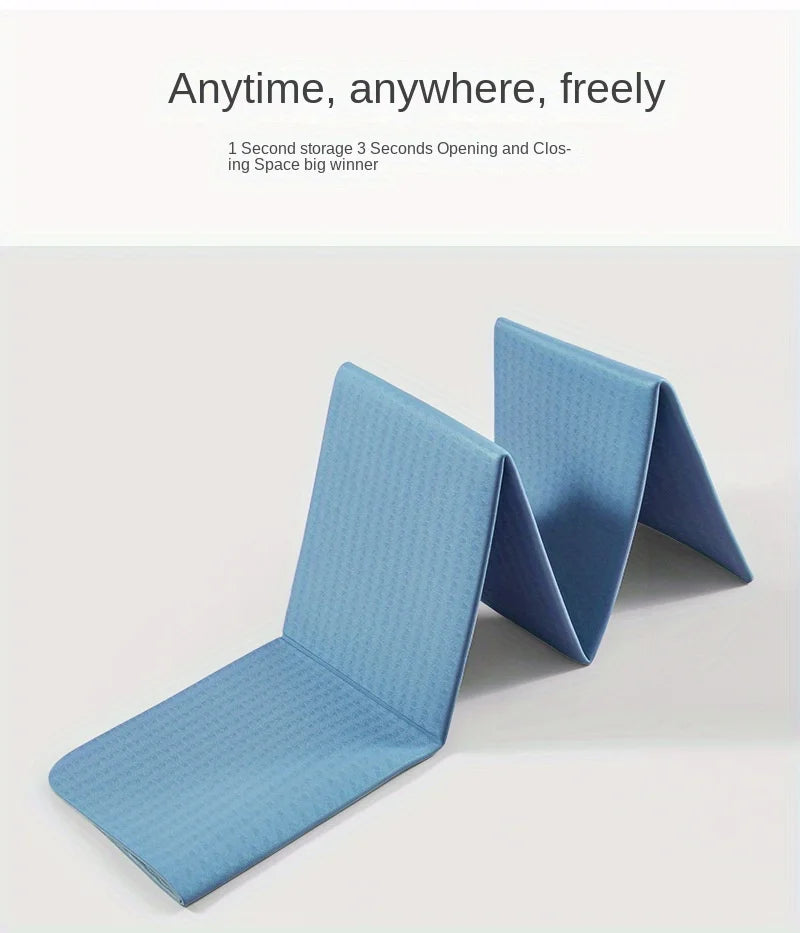 Foldable Yoga Mats Lightweight Folding Exercise