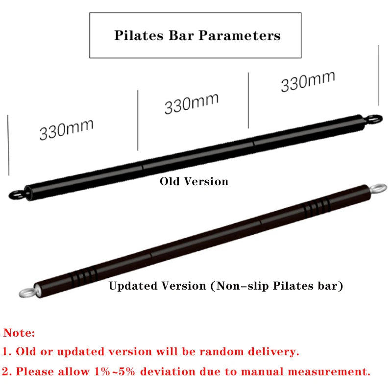 Portable Pilates Bar Kit with Resistance Bands