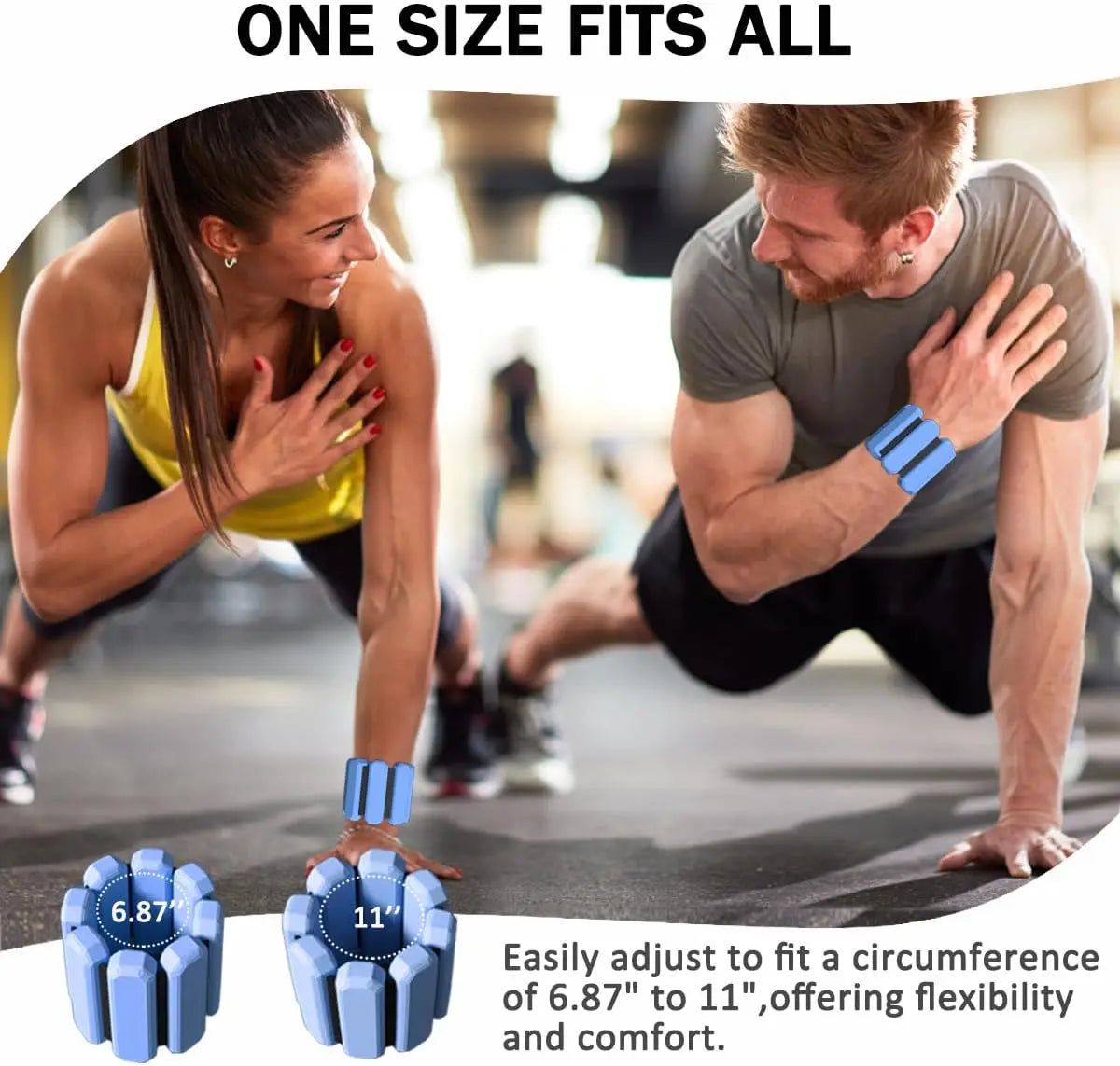 Adjustable Wrist & Ankle Weights for Women Men