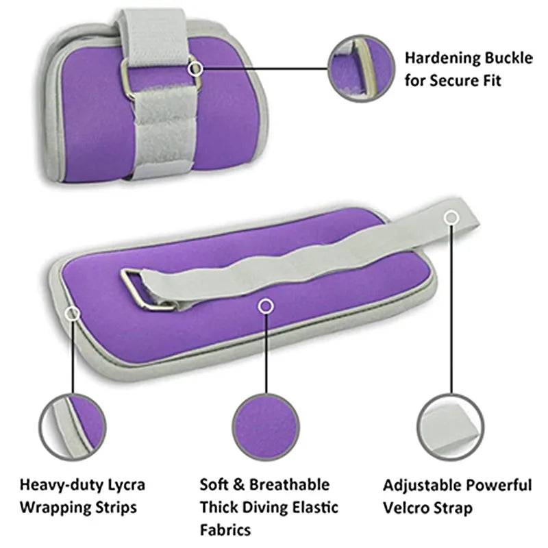 1Pair Adjustable Hand, Wrist, Leg, Arm, And Ankle Weights