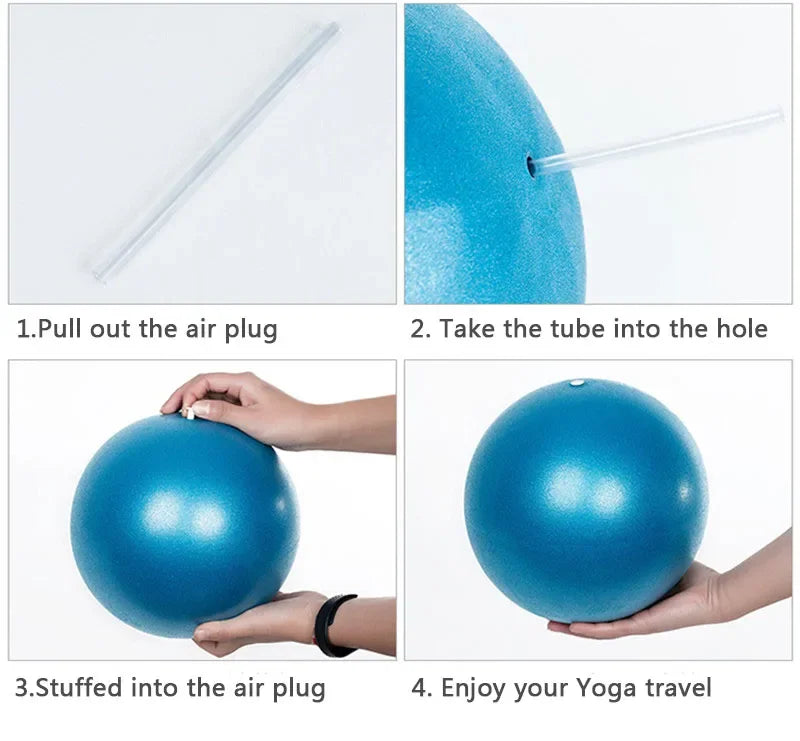 25cm Yoga Ball Gym Fitness Pilates Workout